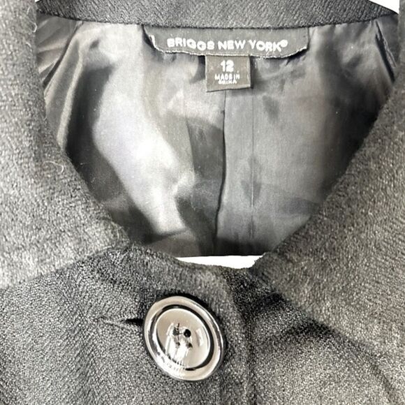 Briggs New York Women's Black Collared Jacket - Picture 2 of 6